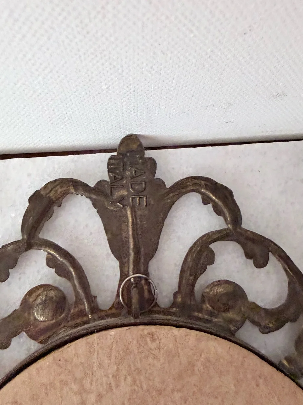 Vintage Floral Still Life Wall prints Ornate Brass-Tone Frames set of 2